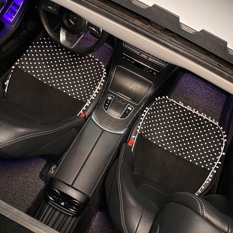 Novodošli crtani točkasti jednostavni modni ukrasi interijera automobila Udoban naslon automobila Navlaka za jastuk stražnjeg sjedala