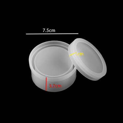 1 бр. Кутия за съхранение във формата на сърце Силиконови форми Кутии Форма от кристална епоксидна смола за изработка на бижута Направи си сам Подаръци Калъф Занаяти Консумативи