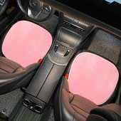 Novi automobilski grijaći jastuk Zimski plišani modni ružičasti topli jastuk za autosjedalicu Dodaci za unutrašnjost automobila