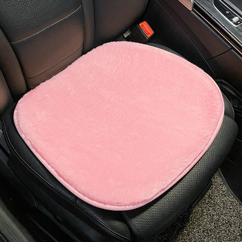 Νέο μαξιλάρι θέρμανσης αυτοκινήτου Winter βελούδινο Ins Fashion Ροζ ζεστό κάλυμμα μαξιλαριού καθίσματος αυτοκινήτου Αξεσουάρ εσωτερικού αυτοκινήτου