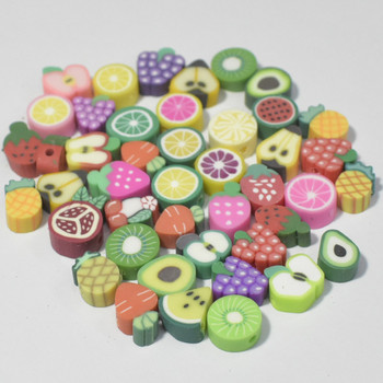 10 χιλιοστά 30/50/100 τμχ/παρτίδα Smiley Face Beads Polymer Clay Beads Loose Spacer Beads for Jewelry Making DIY Bocelet αξεσουάρ