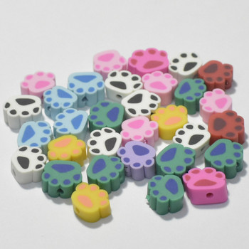 10 χιλιοστά 30/50/100 τμχ/παρτίδα Smiley Face Beads Polymer Clay Beads Loose Spacer Beads for Jewelry Making DIY Bocelet αξεσουάρ