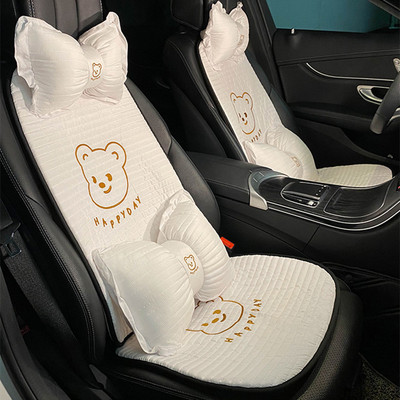 Creative Four Seasons Дишаща памучна универсална седалка за кола Summer Cool Cushion Car Interior Ornament