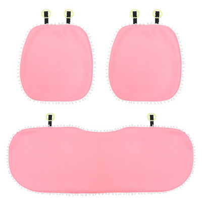 2021 New Fashion Simple Fashion Ice Silk Summer Három darabos autóülés védőpárna autóbelső kellékek