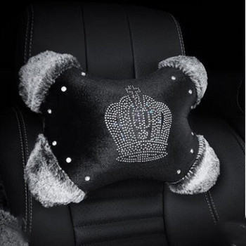 Godness зима есен корона серия плюшена мода висок клас универсално покритие за волан дамска седалка за кола калъфка за възглавница интериор