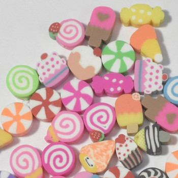 10 χιλιοστά 30/50/100 τμχ/παρτίδα Smiley Face Beads Polymer Clay Beads Loose Spacer Beads for Jewelry Making DIY Bocelet αξεσουάρ