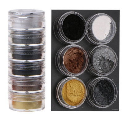 Неонов фосфорен пигмент Комплект прах Перлена слюда на прах Флуоресцентен блясък за нокти Епоксидна смола Багрило Перлен пигмент DIY Jewelry Craf