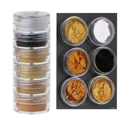 Неонов фосфорен пигмент Комплект прах Перлена слюда на прах Флуоресцентен блясък за нокти Епоксидна смола Багрило Перлен пигмент DIY Jewelry Craf