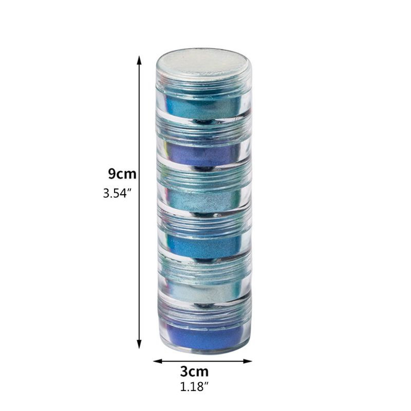 Set de pulbere de pigmenti fosfor neon Pudră de mica perlata Pudră fluorescentă de sclipici pentru unghii Rășină epoxidică Vopsea Pigment de perle DIY Bijuterii Artizanat