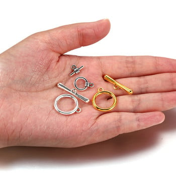 10/20 σετ/παρτίδα Μεταλλικά OT Toggle Clasps Hooks Connectors For DIY βραχιόλι Κολιέ Κοσμήματα Ευρήματα Κατασκευή αξεσουάρ Προμήθειες