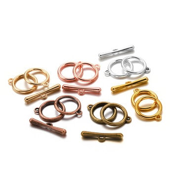 10/20 σετ/παρτίδα Μεταλλικά OT Toggle Clasps Hooks Connectors For DIY βραχιόλι Κολιέ Κοσμήματα Ευρήματα Κατασκευή αξεσουάρ Προμήθειες