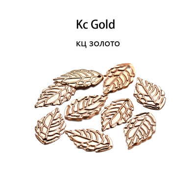 100 buc/lot 10x18mm frunze de metal în formă de farmece colier pandantiv descoperiri pentru bricolaj frunze brățară bijuterii accesorii artizanat