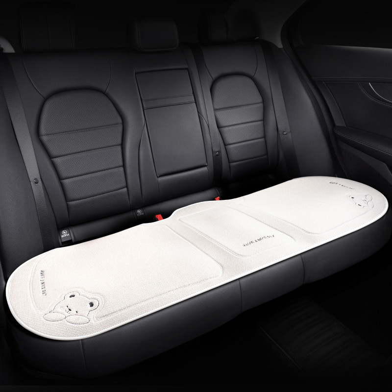 2022 Bijeli Four Seasons Univerzalni pamuk laneni medvjed, ženski modni protuklizni zaštitni jastuk za autosjedalicu Slatki