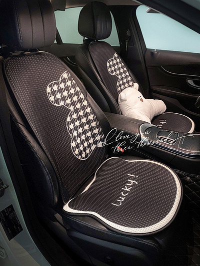 2022, novi crtić, slatka četiri godišnja doba, univerzalni ukrasi za unutrašnjost automobila od ledene svile, zaštitna navlaka za autosjedalicu