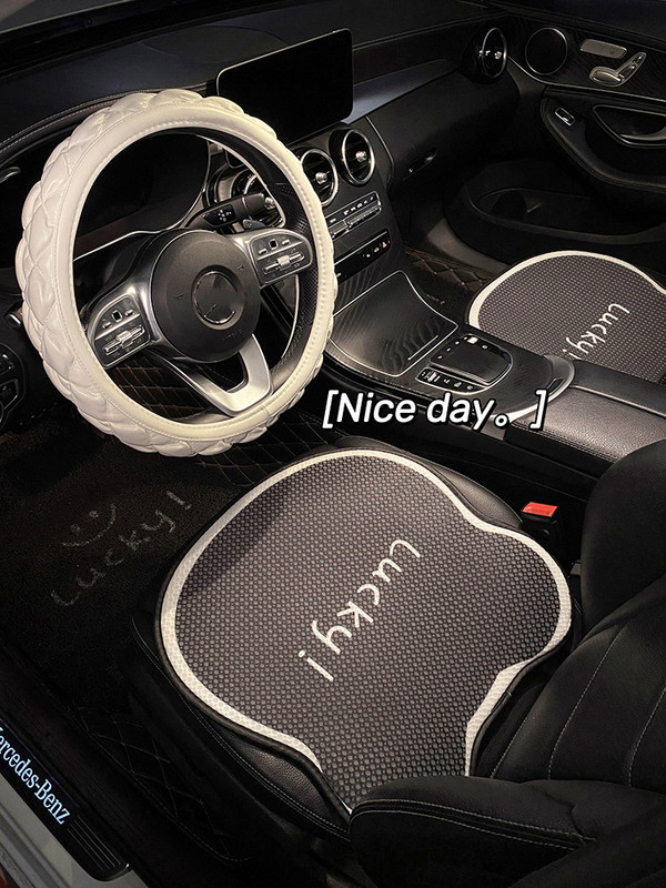 2022, novi crtić, slatka četiri godišnja doba, univerzalni ukrasi za unutrašnjost automobila od ledene svile, zaštitna navlaka za autosjedalicu