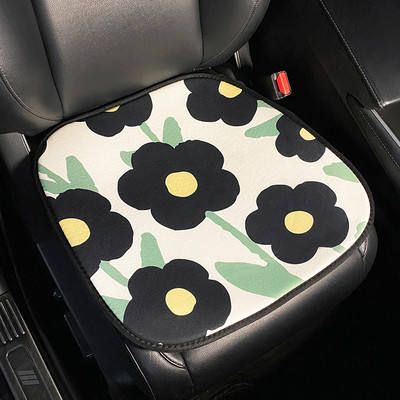 2023. Little Fresh Cotton Flower Four Seasons Univerzalna zaštitna navlaka za autosjedalicu od pamučnog lana Ukrasi interijera automobila