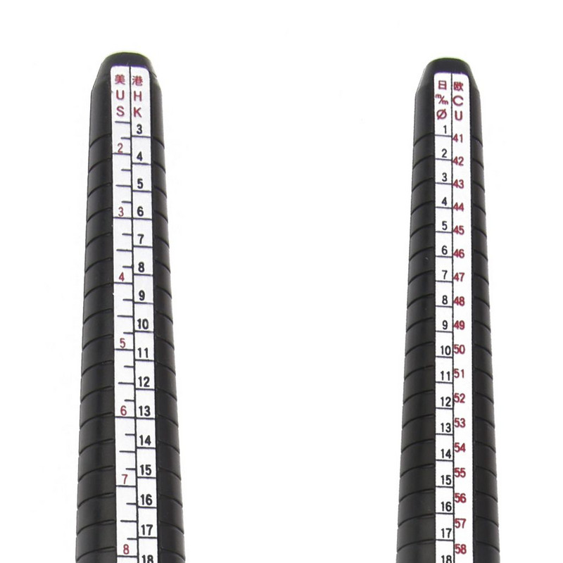 Profesionalno tražilo veličine prstena Trn Mjerač prstiju Plastični alati za mjerenje nakita Prsten trn Štap Set alata za nakit