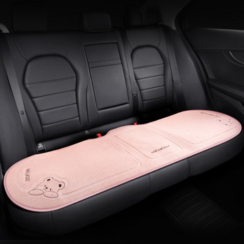 2022 Pink Four Seasons Universal Cotton Flax Cartoon Bear Γυναικεία μόδα Αντιολισθητικό προστατευτικό κάλυμμα μαξιλαριού καθίσματος αυτοκινήτου