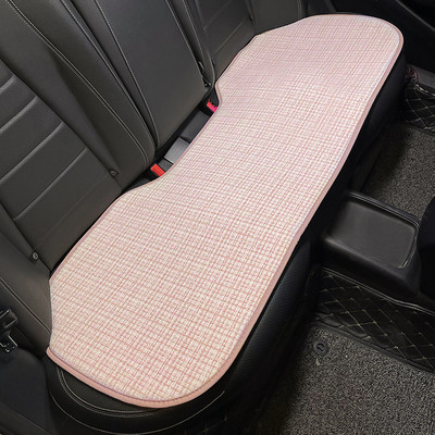 Novi Four Seasons univerzalni jastuk za sjedalo Cartoon Camellia Pamuk Lan Zaštitna ženska navlaka za autosjedalicu