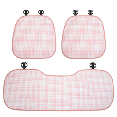 Novi Four Seasons univerzalni jastuk za sjedalo Cartoon Camellia Pamuk Lan Zaštitna ženska navlaka za autosjedalicu