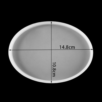 Geometric Heart Cloud Στρογγυλό Σχήμα σουβέρ Ρητίνη σιλικόνη Καλούπια χύτευσης για DIY Εποξειδική Ρητίνη Σουβέρ Δίσκος κοσμημάτων Εργαλεία