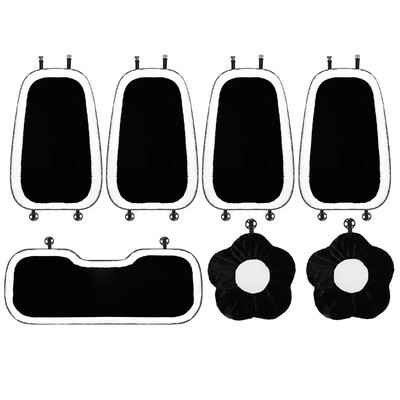 2022. Novi crtani cvijet Zimski pliš Four Seasons Univerzalna kreativna jednostavna modna navlaka za jastuk za autosjedalicu