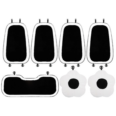 2022. Novi crtani cvijet Zimski pliš Four Seasons Univerzalna kreativna jednostavna modna navlaka za jastuk za autosjedalicu