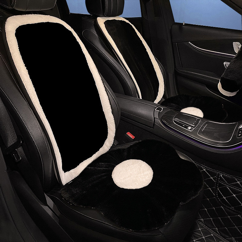 2022. Novi crtani cvijet Zimski pliš Four Seasons Univerzalna kreativna jednostavna modna navlaka za jastuk za autosjedalicu