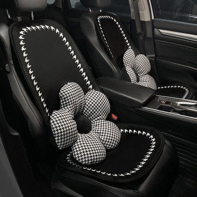 2022. Novi jednostavni modni zimski plišani jednodijelni Four Seasons univerzalni ukrasi za interijer automobila Navlaka za jastuk za autosjedalicu