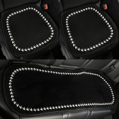 2022. Novi jednostavni modni zimski plišani jednodijelni Four Seasons univerzalni ukrasi za interijer automobila Navlaka za jastuk za autosjedalicu