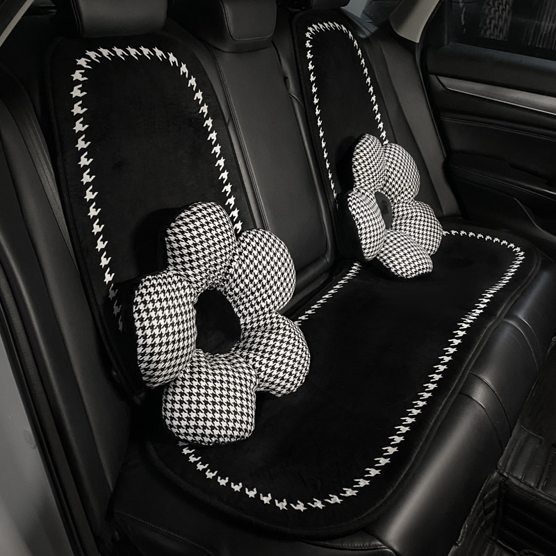 2022. Novi jednostavni modni zimski plišani jednodijelni Four Seasons univerzalni ukrasi za interijer automobila Navlaka za jastuk za autosjedalicu
