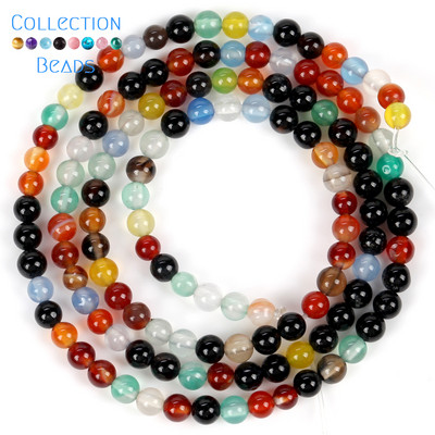 2mm 3mm 4mm margele de piatra naturala agate ochi de tigru malachit turcoaz Amazonit margele rotunde pentru realizarea de bijuterii bratara DIY 15''