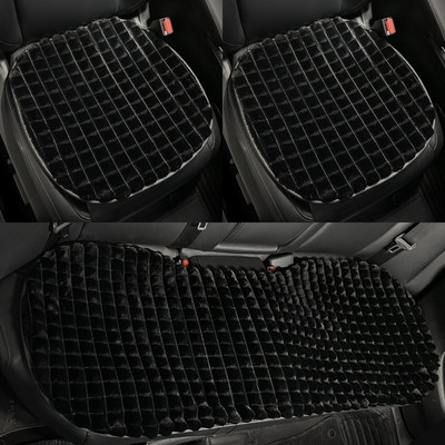 Novi dolazak iz 2022., zimski plišani puff rešetkasti jednostavni modni univerzalni jastuk za autosjedalicu Four Seasons