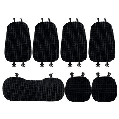 Novi dolazak iz 2022., zimski plišani puff rešetkasti jednostavni modni univerzalni jastuk za autosjedalicu Four Seasons