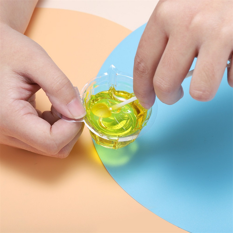 30-90 db Mini cukorka színű aranyos adagolókanál ékszer szerszám gyanta szilikon forma szerszámok keverőpálca barkácsolás epoxigyanta kézművességhez