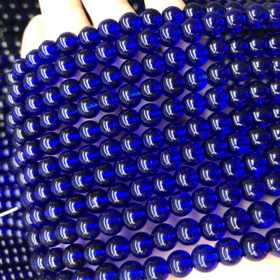 Granat Crvena Ružičasta Žuto Zelena Plava Staklene perle Okrugle labave odstojne kamene perle za izradu nakita DIY narukvice 4 6 8 10 12 mm 15"