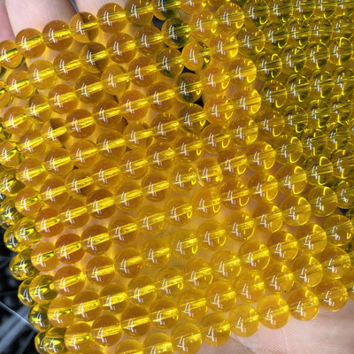 Granat Crvena Ružičasta Žuto Zelena Plava Staklene perle Okrugle labave odstojne kamene perle za izradu nakita DIY narukvice 4 6 8 10 12 mm 15"