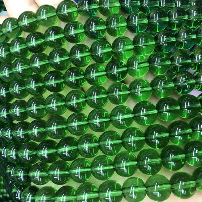 Granat Crvena Ružičasta Žuto Zelena Plava Staklene perle Okrugle labave odstojne kamene perle za izradu nakita DIY narukvice 4 6 8 10 12 mm 15"