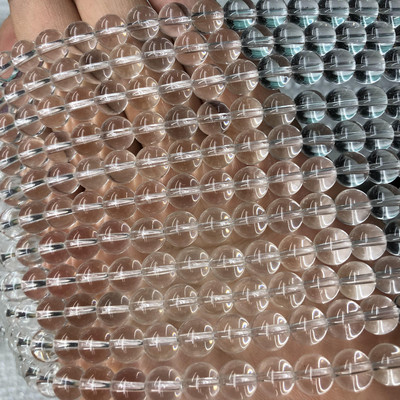 Granat Crvena Ružičasta Žuto Zelena Plava Staklene perle Okrugle labave odstojne kamene perle za izradu nakita DIY narukvice 4 6 8 10 12 mm 15"