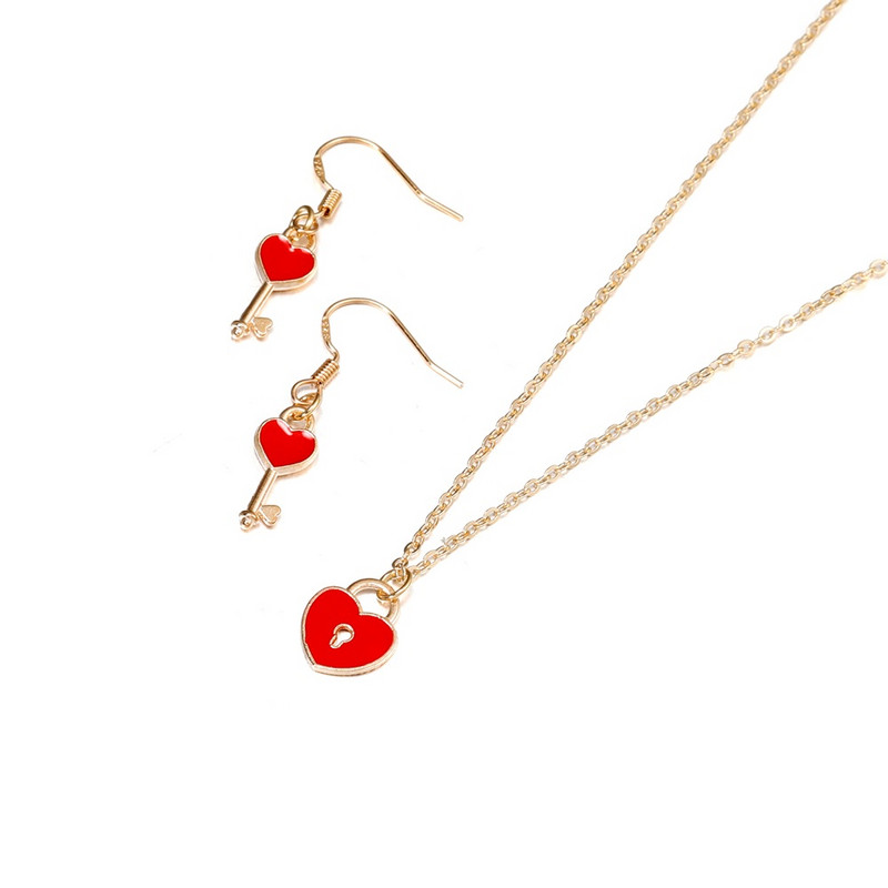 10 бр. Висулки от емайлирана сплав, сърце, ключалка, висулки, висящи висящи талисмани за Направи си сам, занаятчийска гривна, колие, обеци, изработка на бижута