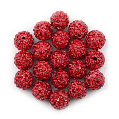 BTFBES 10mm 20db Micro Pave Beads Pave Crystal Disco Ball Kerek Agyag Laza gyöngyök Karkötő Nyaklánc Ékszer készítés Barkács kiegészítő