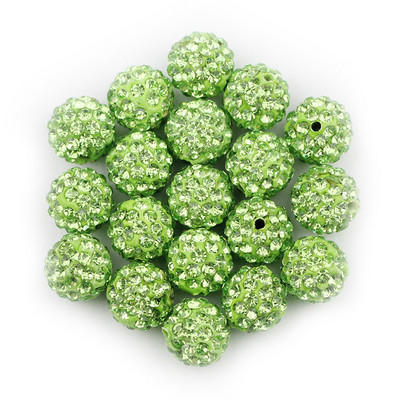 BTFBES 10mm 20db Micro Pave Beads Pave Crystal Disco Ball Kerek Agyag Laza gyöngyök Karkötő Nyaklánc Ékszer készítés Barkács kiegészítő