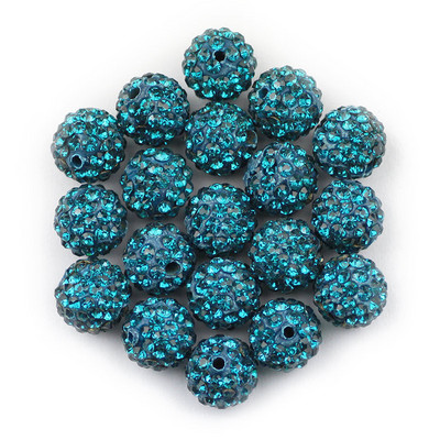 BTFBES 10mm 20db Micro Pave Beads Pave Crystal Disco Ball Kerek Agyag Laza gyöngyök Karkötő Nyaklánc Ékszer készítés Barkács kiegészítő