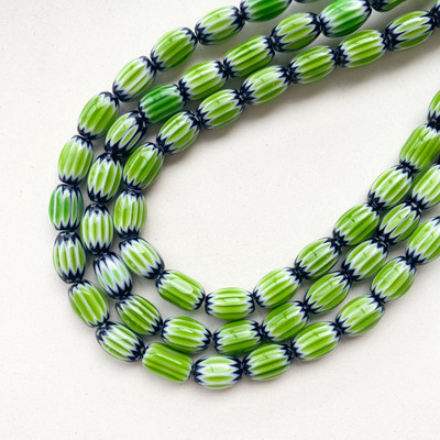 8x12mm formă de butoi în stil Nepal mărgele de sticlă lucrate manual, imprimare spațială, mărgele de lucrare în lampă, în vrac, fabricarea de bijuterii, colier de brățări