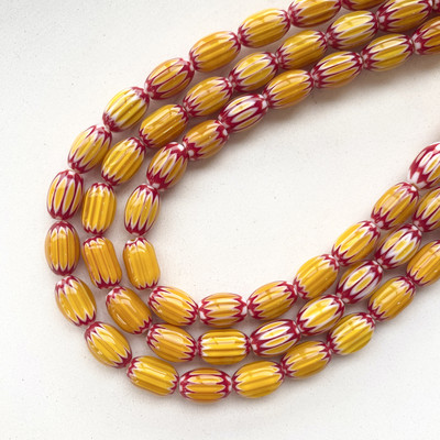 8x12mm formă de butoi în stil Nepal mărgele de sticlă lucrate manual, imprimare spațială, mărgele de lucrare în lampă, în vrac, fabricarea de bijuterii, colier de brățări