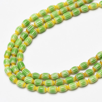 8x12mm formă de butoi în stil Nepal mărgele de sticlă lucrate manual, imprimare spațială, mărgele de lucrare în lampă, în vrac, fabricarea de bijuterii, colier de brățări