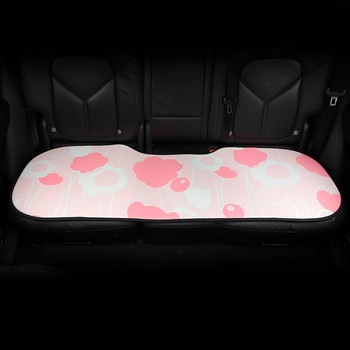 2022 Нов анимационен филм, сладко цвете, розово ледено копринено интериорни орнаменти на автомобила Интериор на автомобила Неплъзгаща се калъфка за възглавници на седалката
