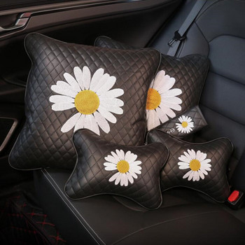 Goddess car δημιουργικό χαριτωμένο μικρό μαξιλάρι μαργαρίτα κλανίδα τριών τεμαχίων μαξιλάρι καθίσματος αυτοκινήτου τεσσάρων εποχών