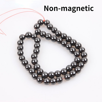 Hematit magnetice și nemagnetice Mărgele rotunde libere pentru realizarea de bijuterii DIY brățări colier cercei hematit accesorii