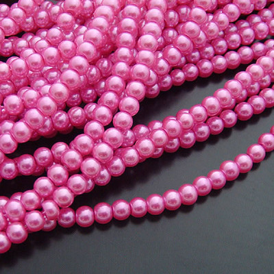 3/4/5/6/8/10/12/14/16MM Üvegfestés Színes Kerek Gyöngyutánzat Gyöngyök Barkácsolás Ékszerek Fülbevalók Karkötők Találatok Kiegészítők